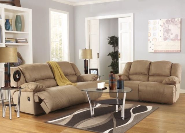 Signature Design by Ashley® Hogan 2-Piece Mocha Living Room Set with Reclining Sofa-3