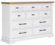 Benchcraft® Ashbryn Natural/White Dresser-0