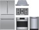 Bosch 5 Piece Stainless Steel Gas Kitchen Package-0