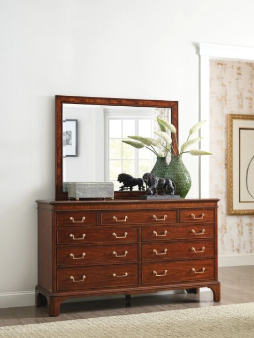 American Drew® Addison Andover Brown Landscape Mirror-1