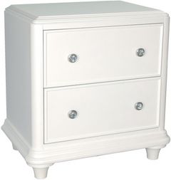 Liberty Furniture Stardust Iridescent White Nightstand
