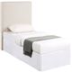 Coaster® Kosmo Sand Twin Youth Upholstered Headboard-1