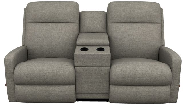 La-Z-Boy® Finley Latte Manual Wall Reclining Loveseat with Console-1