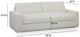 TOV Furniture Beckham Off-White 96" Sofa-2