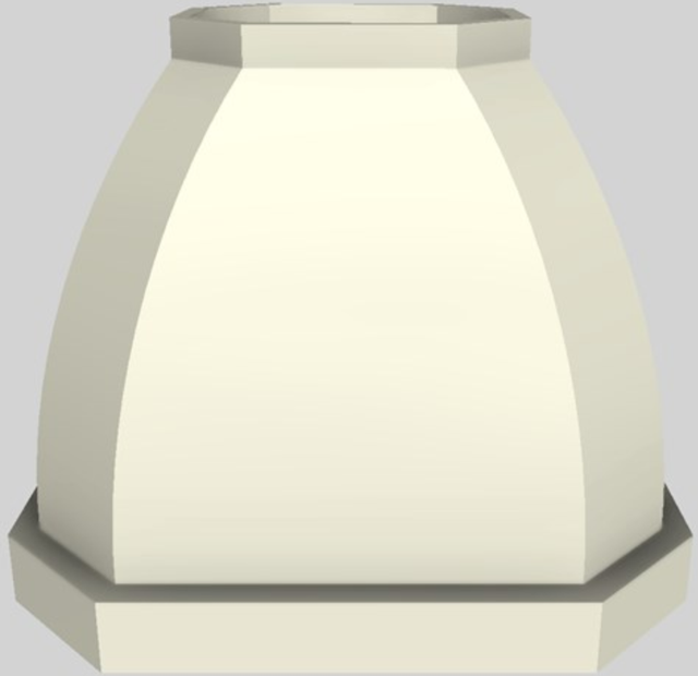 Vent-A-Hood® Designer Series 36" Biscuit Island Range Hood-0