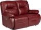Best® Home Furnishings Customizable Brinley Leather Power Reclining Space Saver® Loveseat with Tilt Headrest-0