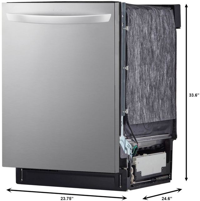 LG 24" PrintProof™ Stainless Steel Smart Top Control Built In Dishwasher-14