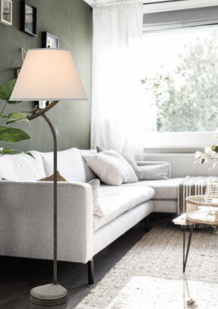 Cal® Lighting & Accessories Rancho Black Iron Floor Lamp-4