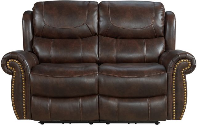 Intercon Hyde Park Tobacco Loveseat-0