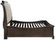 New Classic® Home Furnishings Lyndhurst Walnut California King Panel Storage Bed-4