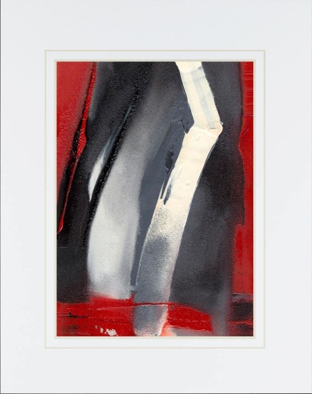 Classy Living Sharon Gordon Red Streak III Wall Art-1