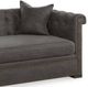 Century® Modern Chesterfield Black/Saddle Large Sofa-1
