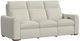 Flexsteel® Ava Silver Sand Fabric Power Reclining Sofa with Power Headrest and Lumbar-0