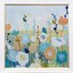 StyleCraft Forefront Flowers Blue/Light Green/Light Orange/White Wall Art-0
