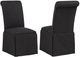Coaster® Shawna 2-Piece Black Upholstered Skirted Side Chair Set-0