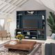 Legends Home Nantucket Blue Denim/Whiskey Entertainment Center-1