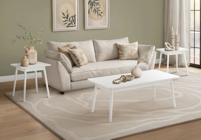 Monarch Specialties Inc. 3-Piece White Table Set-1