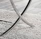 Furniture of America® Wadenswil 2-Piece Chrome/Gray Side Chair Set-3