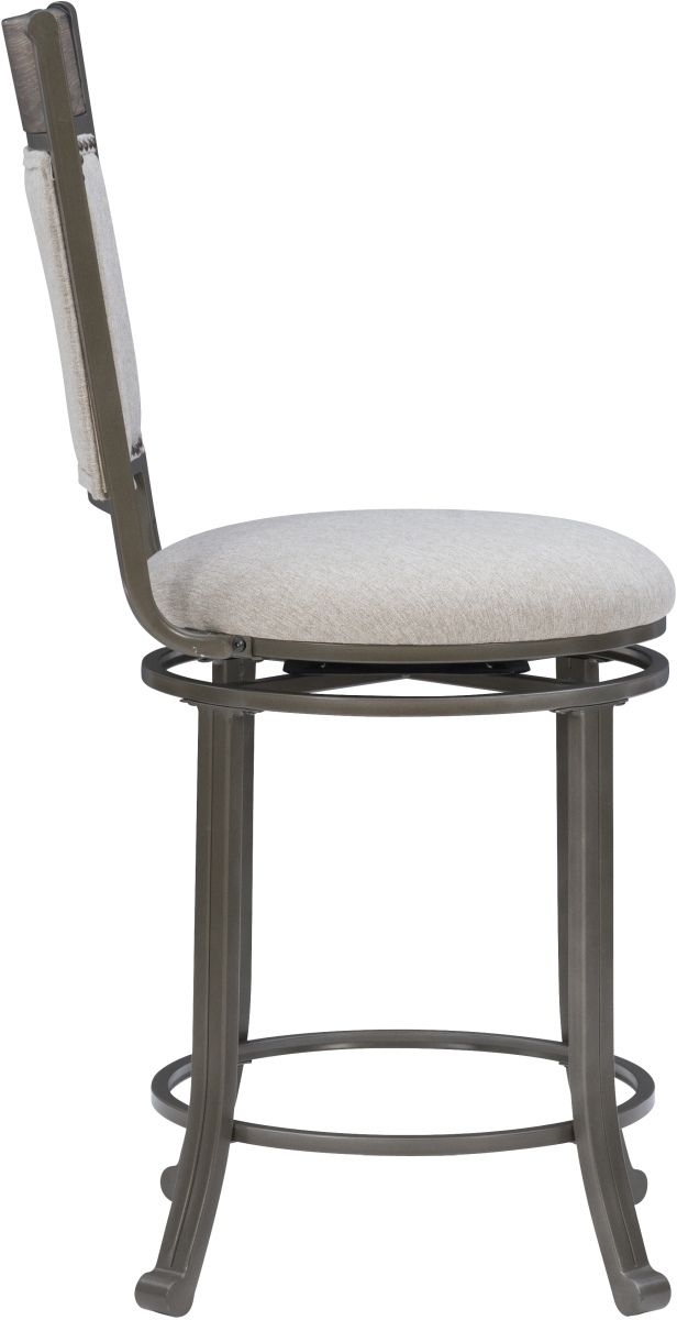 Powell® Franklin Gray/Pewter Counter Stool-4