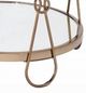 ACME Furniture Zekera Mirrored End Table with Champagne Base-3