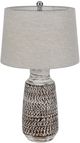 Cal® Lighting & Accessories Scottsboro 2-Piece Terra Cotta Table Lamp Set-1