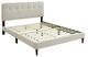 Bernards Amelia Beige Upholstered Full Panel Bed-0