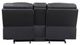 Homelegance® Fabian Dark Gray/Gray Double Glider Reclining Loveseat-3