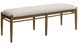 Martin Furniture Lachlan Beige/Warm Sienna Brown Dining Bench-0