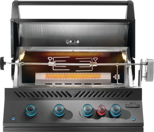 Napoleon 700 Series 5-Burner Matte Black Built In Natural Gas Grill with Infrared Rear Burner-4