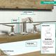 Hansgrohe Metris C Polished Nickel 1.2 GPM Widespread Faucet 100 with Pop-Up Drain-2