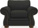 La-Z-Boy® Pembroke Premier Charcoal Stationary Chair with Nailhead Trim-0