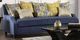 Furniture of America® West Brompton Navy Sofa-0