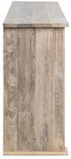 Classic Home Qena Butterwood Blend 4-Drawer Console Table-3