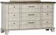 Steve Silver Co. Bear Creek Honey/White Smoke 66" Dresser-3
