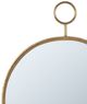 A & B Home Rnd Gold Wall Mirror-1