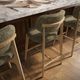 TOV Furniture Carnation Forest Green Counter Stool -1