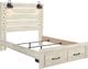 Signature Design by Ashley® Cambeck Whitewash Queen Panel Bed with 2 Storage Drawers-1