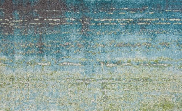 KAS Rugs Illusions Blue/Green Escape 5'x8' Rug-2
