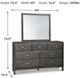 Signature Design by Ashley® Caitbrook Gray Dresser and Mirror Set-3