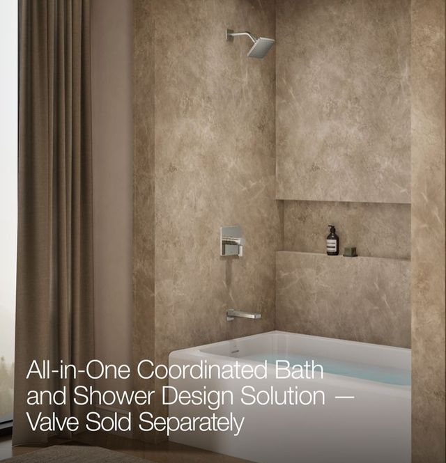 KOHLER® Parallel® Rite-Temp® Vibrant Polished Nickel 1.75 GPM Bath and Shower Trim Kit-3