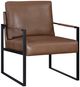 Homelegance® Trent Black/Brown Accent Chair-0