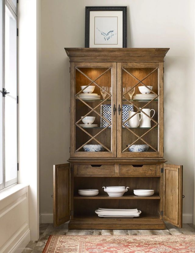 Kincaid® Ansley Cinnamon Mortimer Display Cabinet-2