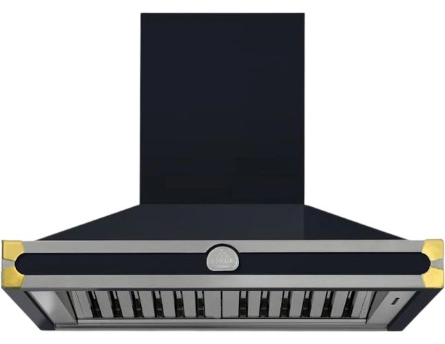 La Cornue CornuFé 90 AlberTine 36" Matte Black Wall Mounted Chimney Hood-0