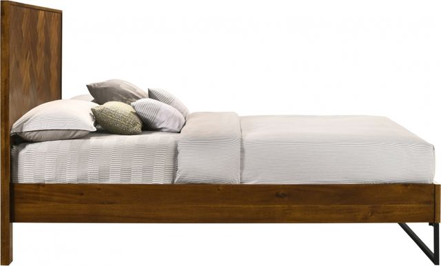 Meridian Furniture Reed Antique Coffee Queen Panel Bed-2
