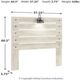 Signature Design by Ashley® Cambeck Whitewash Full Panel Headboard-4