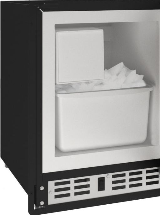 U-Line® Marine Series 14" 23 lb. White Solid Ice Maker-1
