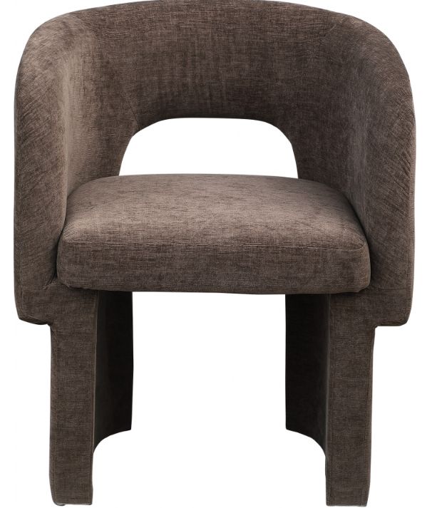 Meridian Furniture Emmet Brown Chenille Dining Chair-1