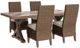 Signature Design by Ashley® Beachcroft 5 Piece Beige Outdoor Dining Set-0