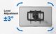 ErgoAV™ Black Full Motion TV Wall Mount-3