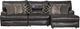 Catnapper® Como 3-Piece Chocolate Right Arm Facing Manual Reclining Sectional-2